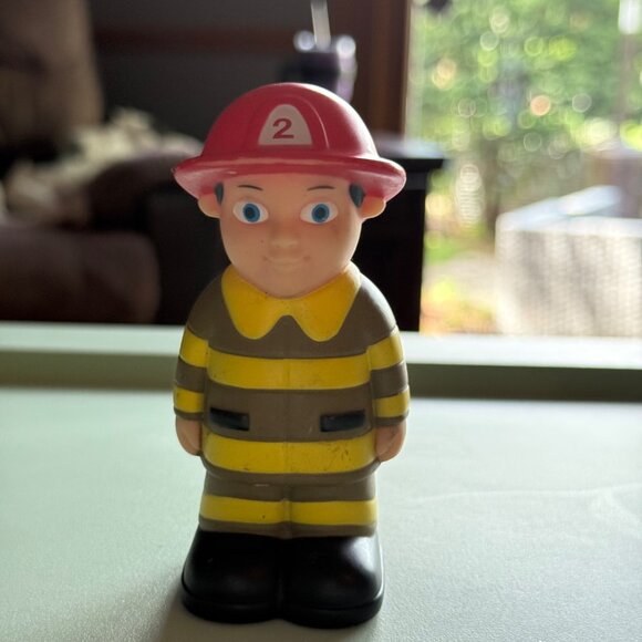 Lakeshore Firefighter Figurine Toy - Picture 1 of 6